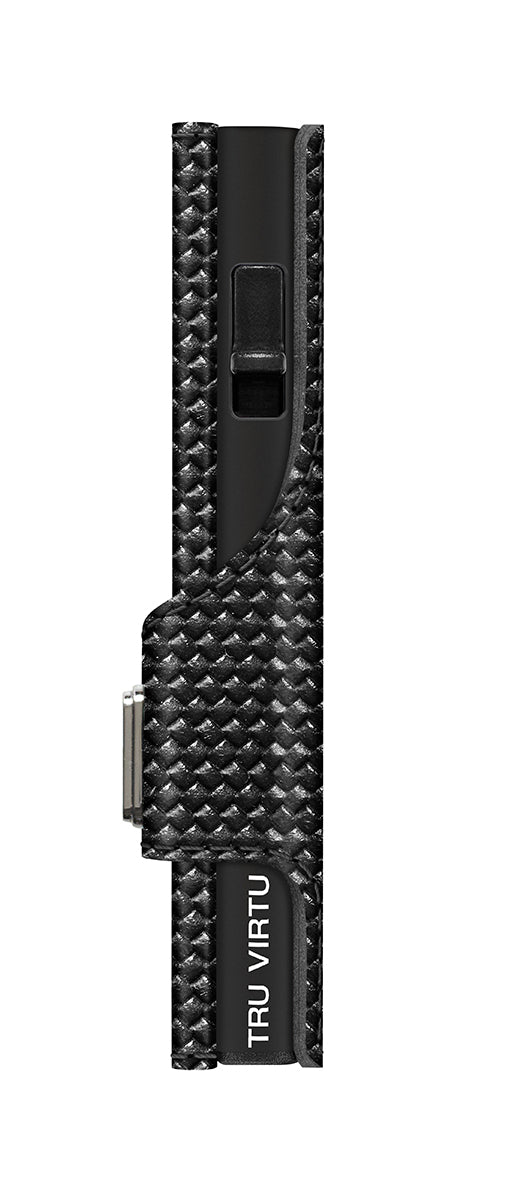 Wallet CLICK & SLIDE Diagonal Carbon/Black