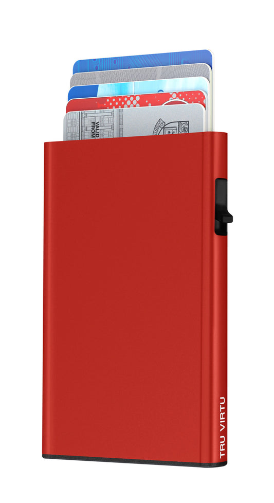 Karten Etui CLICK & SLIDE Red