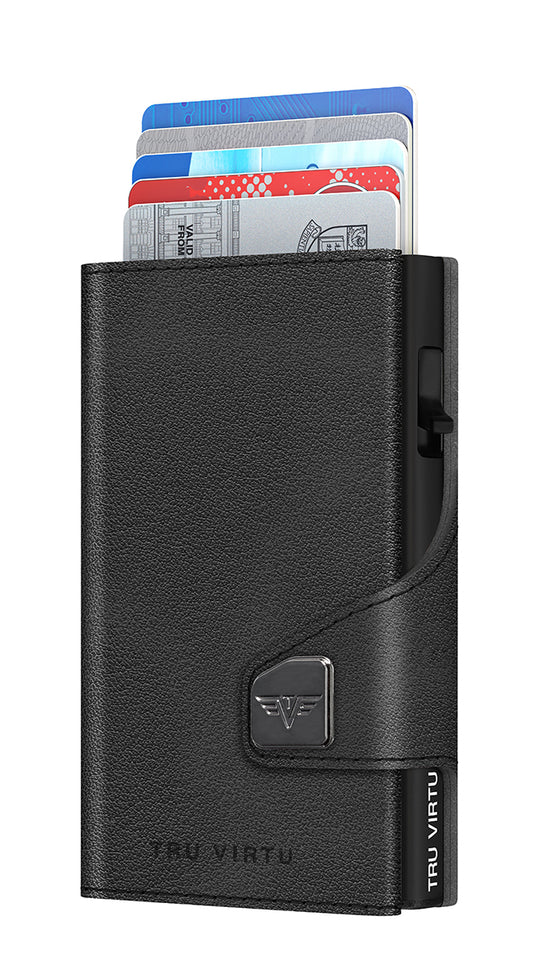 Wallet CLICK & SLIDE Nappa Black/Black