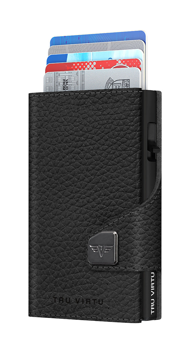 Wallet CLICK & SLIDE Pebble Black/Black