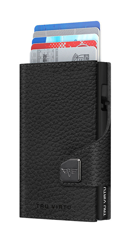 Wallet CLICK & SLIDE Pebble Black/Black
