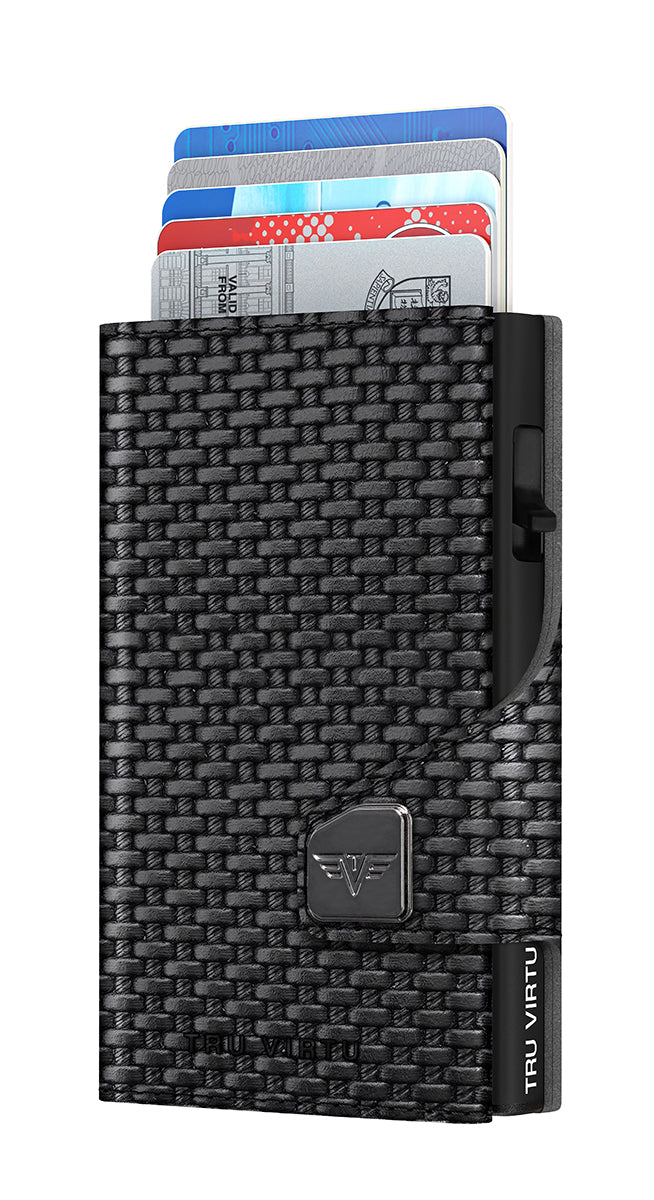Wallet CLICK & SLIDE Chess Black/Black