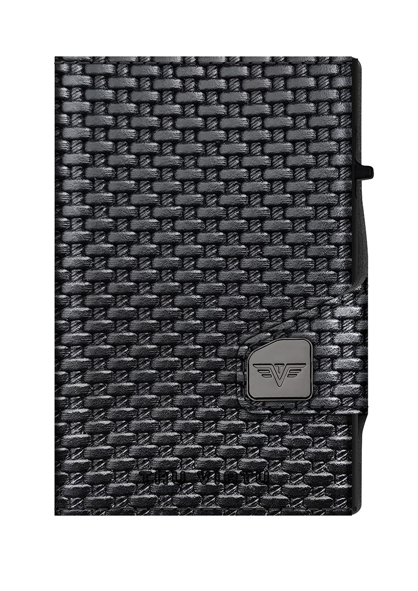 Wallet CLICK & SLIDE Chess Black/Black