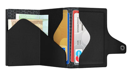 Wallet CLICK & SLIDE Chess Black/Black