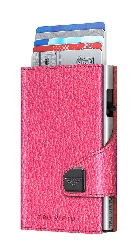 Wallet CLICK & SLIDE Riviera Orchidea/Silver