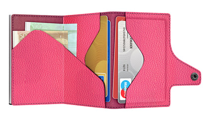 Wallet CLICK & SLIDE Riviera Orchidea/Silver