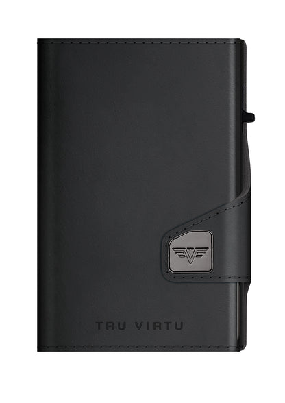 Wallet CLICK & SLIDE Vegan Bio Apple Black/Black