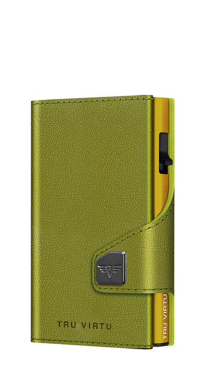Wallet CLICK & SLIDE Vegan Bio LorkApple Green/Gold