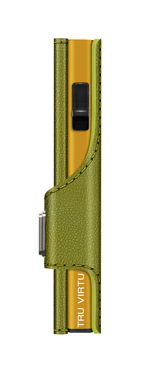 Wallet CLICK & SLIDE Vegan Bio LorkApple Green/Gold