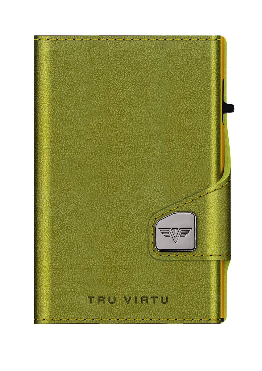 Wallet CLICK & SLIDE Vegan Bio LorkApple Green/Gold