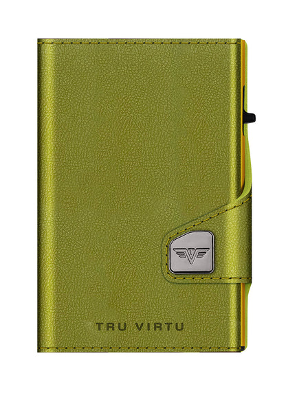 Wallet CLICK & SLIDE Vegan Bio LorkApple Green/Gold