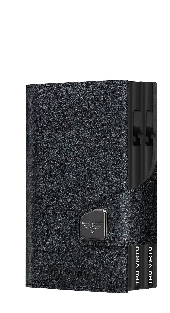 Doublewallet CLICK & SLIDE Nappa Black/Black
