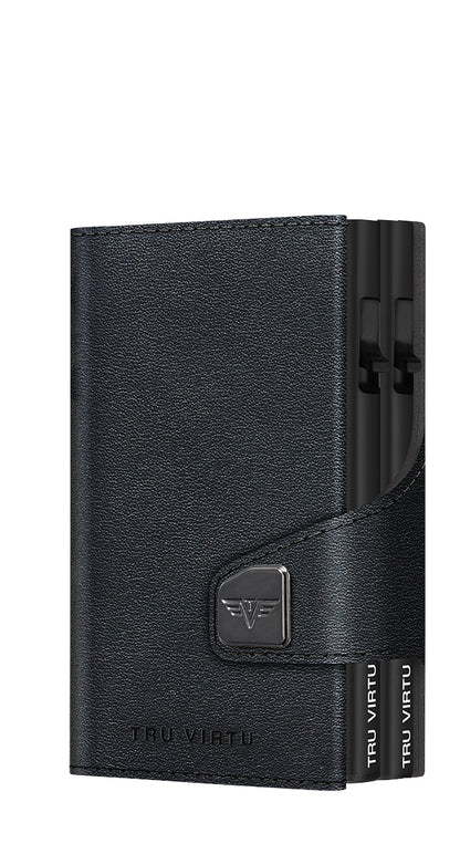 Doublewallet CLICK & SLIDE Nappa Black/Black