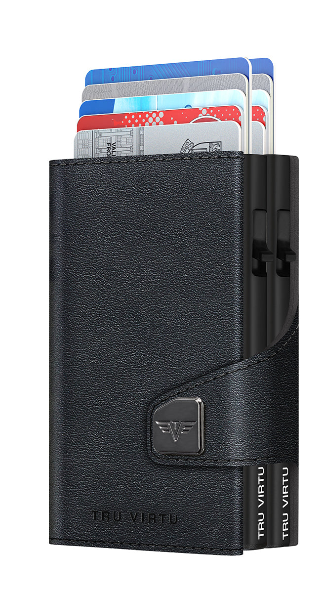 Doublewallet CLICK & SLIDE Nappa Black/Black