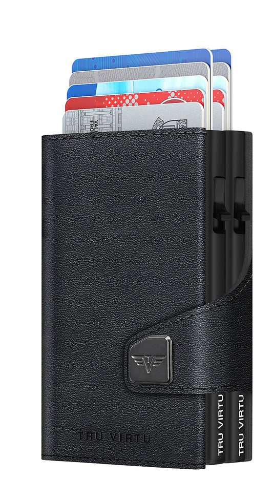 Doublewallet CLICK & SLIDE Nappa Black/Black