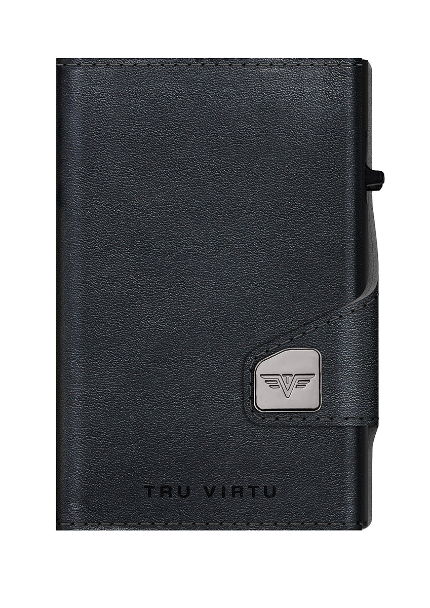 Doublewallet CLICK & SLIDE Nappa Black/Black