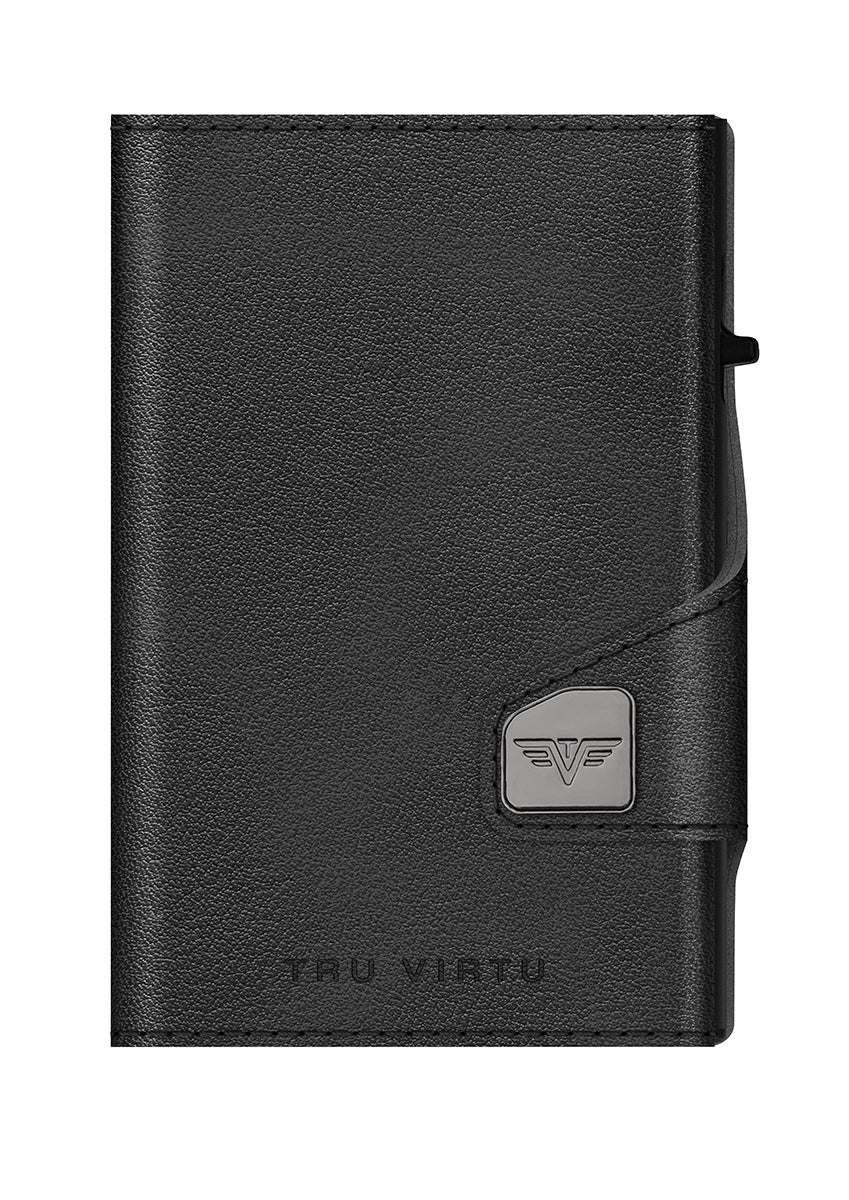 Wallet CLICK & SLIDE Coin Pocket Nappa Black/Black