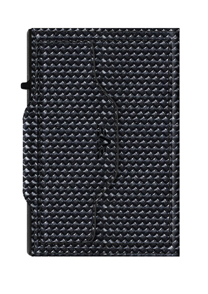 Wallet CLICK & SLIDE Coin Pocket Diagonal Carbon/Black