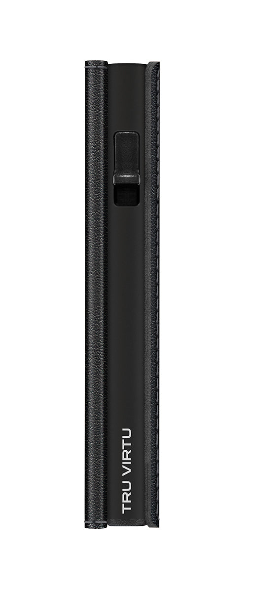 Wallet CLICK & SLIDE Sleek Nappa Black/Black