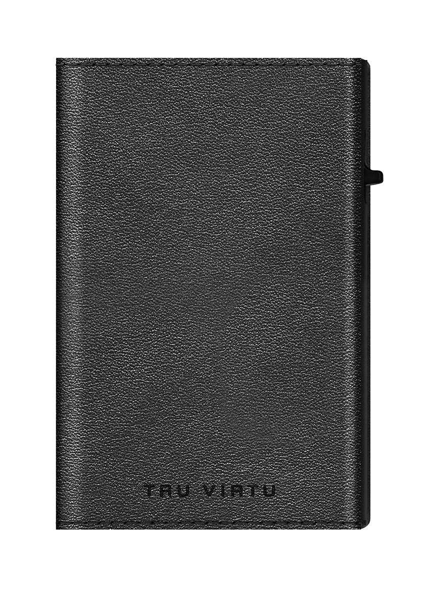Wallet CLICK & SLIDE Sleek Nappa Black/Black