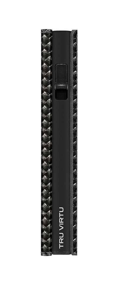 Wallet CLICK & SLIDE Sleek Diagonal Carbon Black/Black